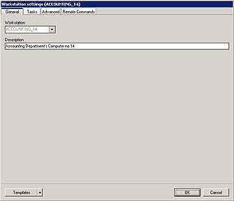 Fig. 1.2 Ferro Backup System&trade; - data backup system. FBS Server - Backup - Workstation Settings window/General