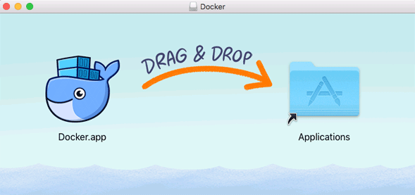 Instalación de la aplicación Docker para Mac