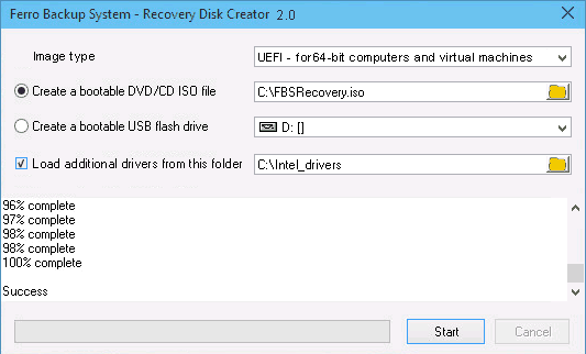 FBS Recovery Disk Creator