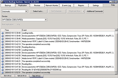 Fig. 2.1 Ferro Backup System&trade; - data backup system. FBS Server - Replication