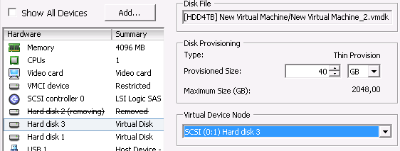 VMDK file path update