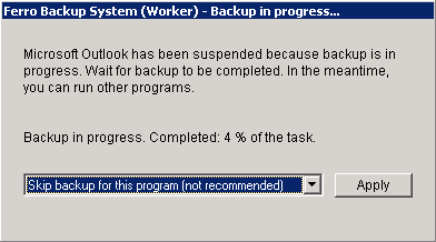 Fig. 1 A window notifying the user that the program has been disabled