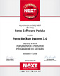 Ferro Backup System - certificado de calidad