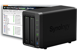 Ferro Backup System installed directly on NAS Synology drive