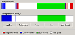 Fig. 1  Defragmentation changes the drive`s image