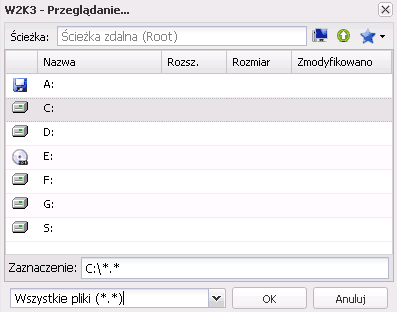 Rys. 1.4 Przegldanie zasobw komputera zdalnego