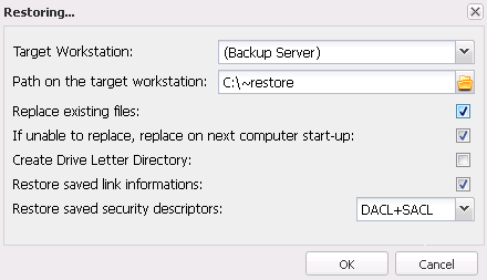 Recuperación de datos desde una copia de seguridad